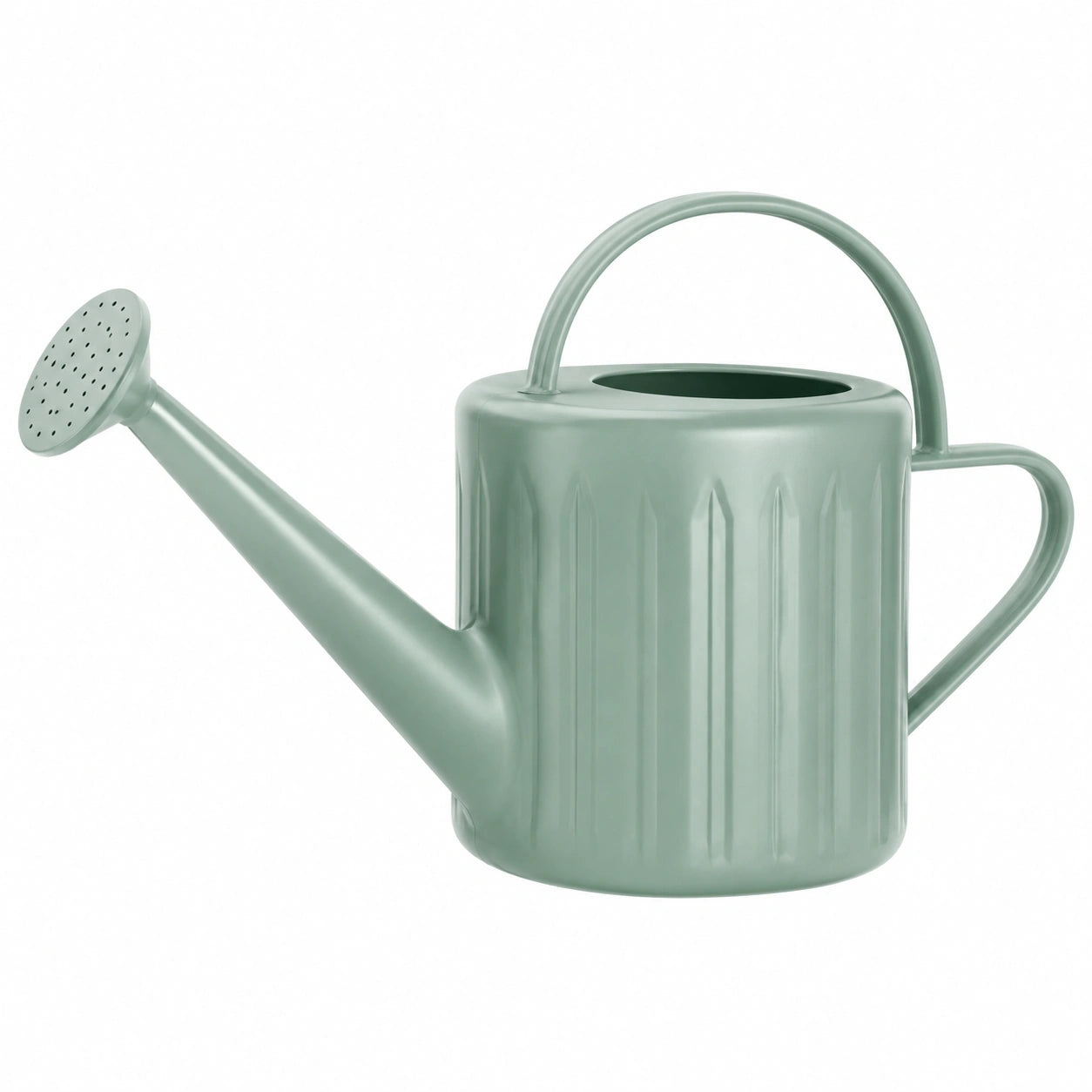 Arrosoir vert moyen 6L avec pomme d'arrosage