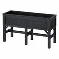 Jardinière surélevée extérieure noire