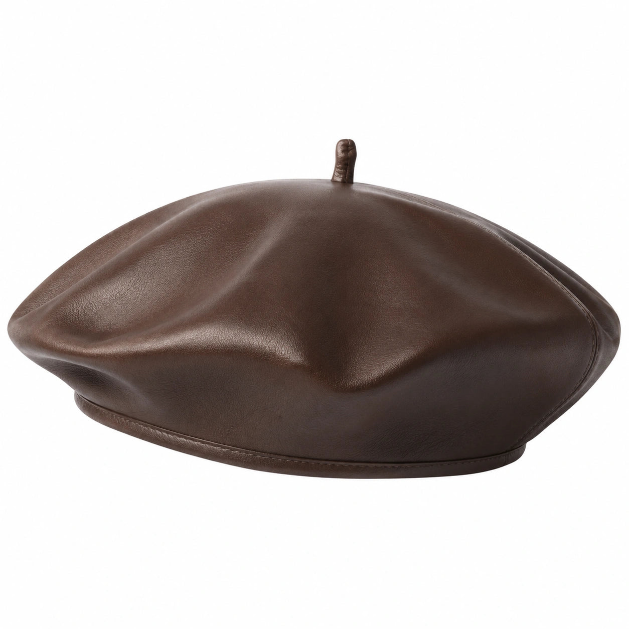 Béret classique marron pour adultes