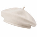 Béret Élégant Beige Unisexe pour Adultes