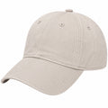 Casquette de baseball unisexe beige avec sangle réglable
