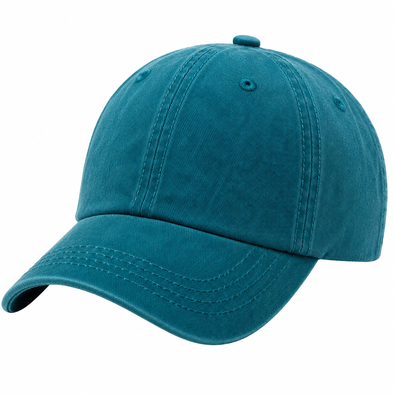 Casquette unisexe réglable bleu sarcelle