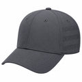 Casquette de baseball aérée gris foncé