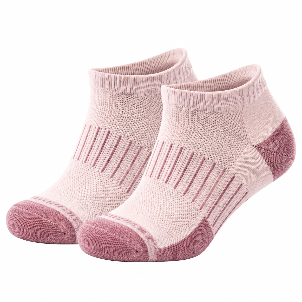 Chaussettes courtes respirantes rose clair/mauve